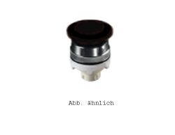 Automatic Push/Turn Mushroom, Black, Size 30