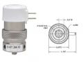 24vdc, Oxygen Clean, 2-Way Electronic Valve, Normally-Closed, Low Pressure/High Flow, Manifold, Terminal Spades, M5