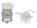 24vdc, Oxygen Clean, 2-Way Electronic Valve, Normally-Closed, Low Pressure/High Flow, Wire Leads, Manifold, M5