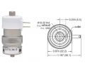 24vdc, Oxygen Clean, 3-Way Electronic Valve, Fully Ported, Terminal Spades, Manifold, M5