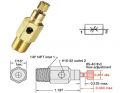 15° Needle Valves, 1/8\