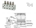 BFC-2BK, 2-Station Block Flow Control, Meter In Flow, Adjustment Knob