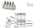 BFC-2AK, 2-Station Block Flow Control, Meter Out Flow, Adjustment Knob
