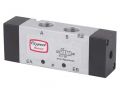 #10-32 5 port 4-way dbl. pilot actuated air valve