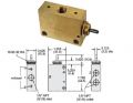 4-Way Spool Valve with Spring Return, G1/8\