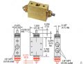 4-Way Spool Valve with Double Stem, G1/8\