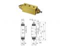 4-Way 2 Position Double Plunger Valve, G1/8\