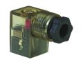 DIN Terminal Connector, Form C, 48-110 Volts, 15`Cord, with LED
