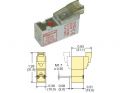 24V Miniature Valves with In-Line Connector with LED for 10mm Manifold, 3/2 Normally Closed